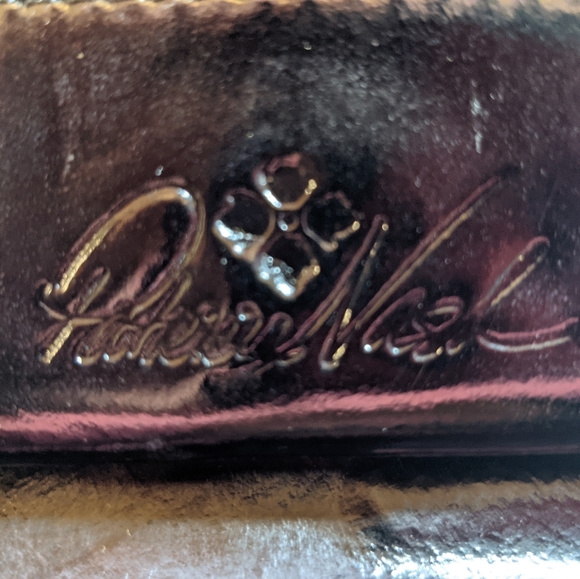 NWT Patricia Nash Leather Animal Print Bag & Matching Wallet w/10 yr Ann… - Picture 14 of 16